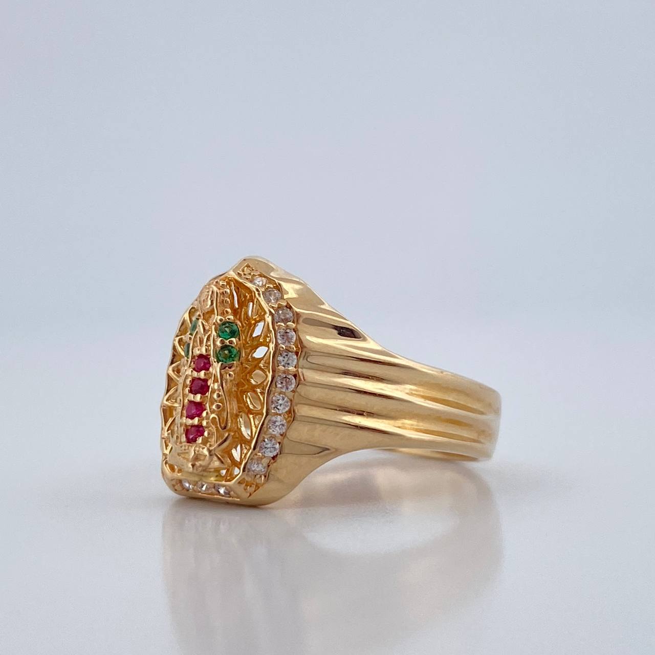 Anillo Virgen de Guadalupe 4gr / T5 1/4 / Oro Amarillo 18K %