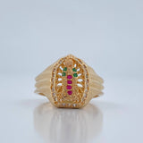 Anillo Virgen de Guadalupe 4gr / T5 1/4 / Oro Amarillo 18K %