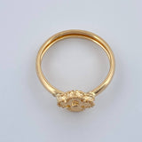Anillo Trebol 2.15gr / T8 / Oro Amarillo 18K %