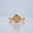 Anillo Trebol 2.15gr / T8 / Oro Amarillo 18K %