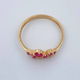 Anillo Circulos 1.9gr / T7 1/4 / Oro Amarillo 18K %