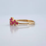 Anillo Circulos 1.7gr / T5 3/4 / Oro Amarillo 18K %