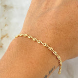 Pulso GC 1.95gr / 17.5cm / Oro Amarillo 18K *