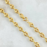 Cadena Gc 5.05g / 45cm / 3.45mm Oro Amarillo 18K