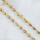 Cadena Gc 5.4 g / 46 cm / 4 mm Tres Oros 18K