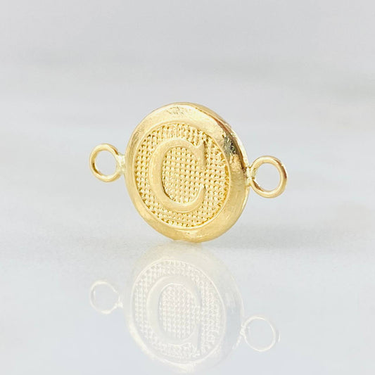 Herraje Letra C 0.6gr / 1.7cm / Oro Amarillo 18K *