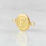 Herraje Letra F 0.6gr / 1.7cm / Oro Amarillo 18K ©