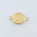 Herraje Letra N 0.6gr / 1.7cm / Oro Amarillo 18K ©