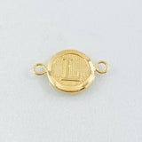 Herraje Letra L 0.4g / 1.5cm Oro Amarillo 18K