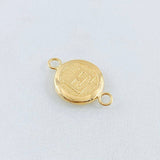 Herraje Letra Circulo E 0.35 g / 1.5 cm Oro Amarillo 18K