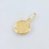 Dije Letra N 0.6gr / 2cm / Oro Amarillo 18K *