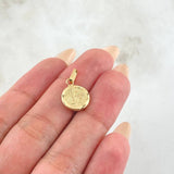 Dije Letra K 0.65gr / 2cm / Oro Amarillo 18K *