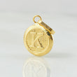 Dije Letra K 0.65gr / 2cm / Oro Amarillo 18K *