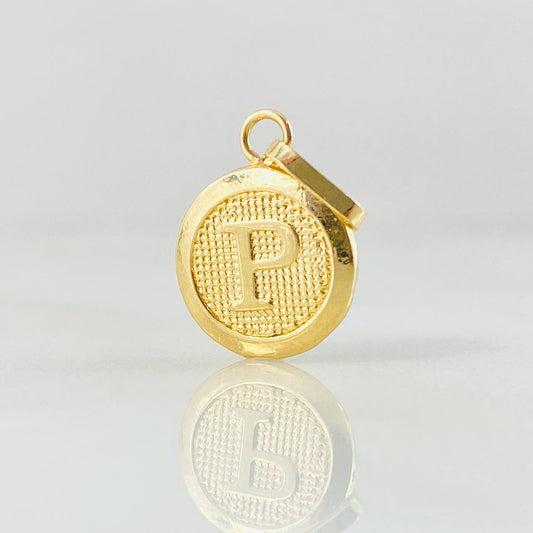 Dije Letra P 0.6gr / 2cm / Oro Amarillo 18K *