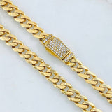 Cadena Cubana 24.75gr / 55cm / Oro Amarillo Nac.Esp. 18K
