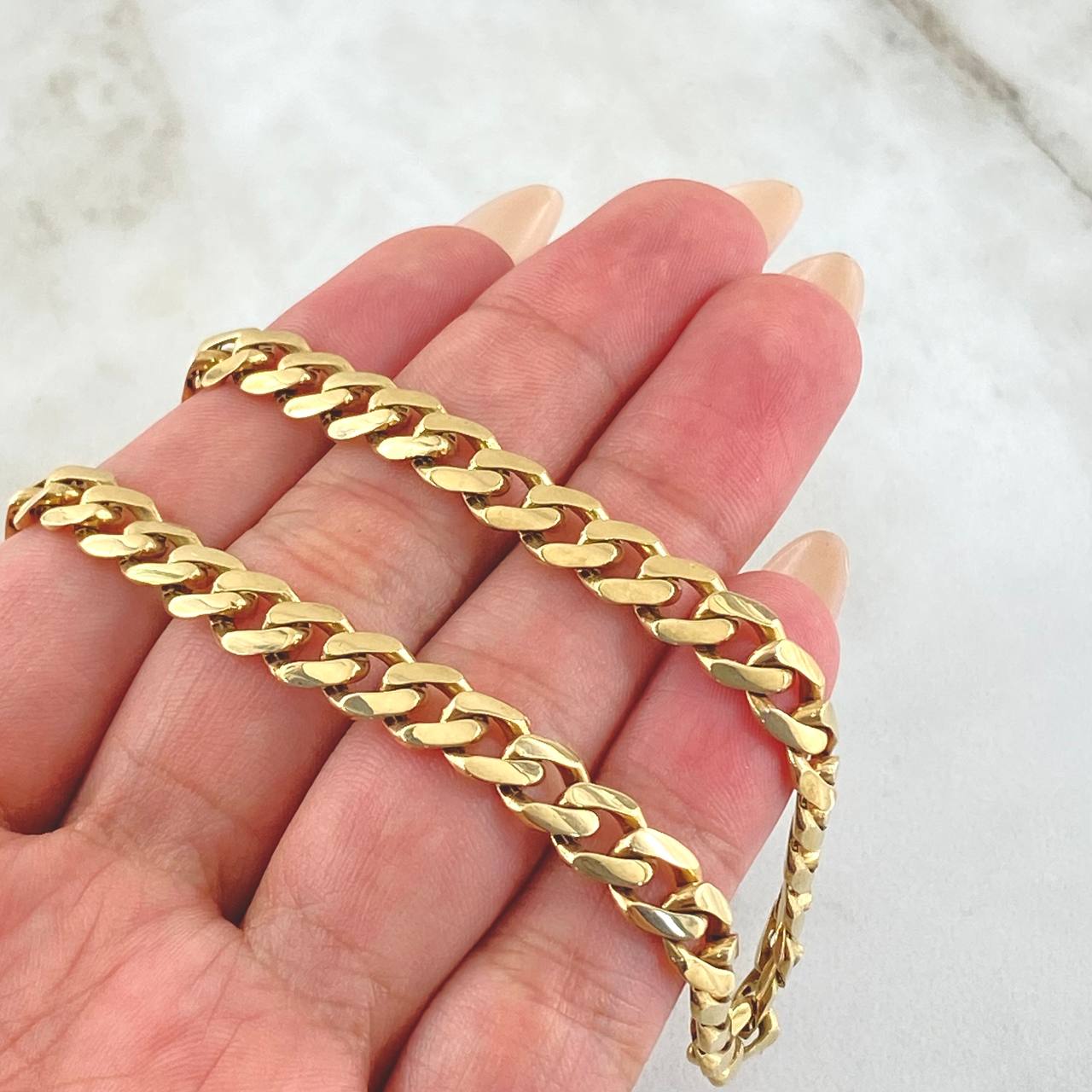 Cadena Cubana 24.75gr / 55cm / Oro Amarillo Nac.Esp. 18K