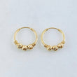 Candongas Trio 0.9gr / 1.2cm / Oro Amarillo 18K *