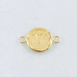 Herraje Letra V 0.6gr / 1.7cm / Oro Amarillo 18K ©
