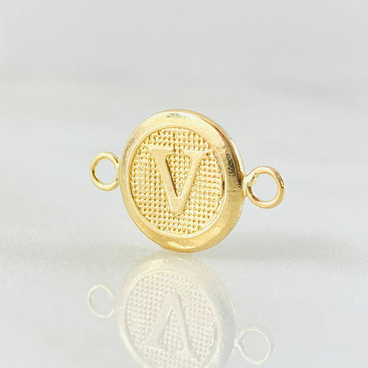 Herraje Letra V 0.6gr / 1.7cm / Oro Amarillo 18K ©