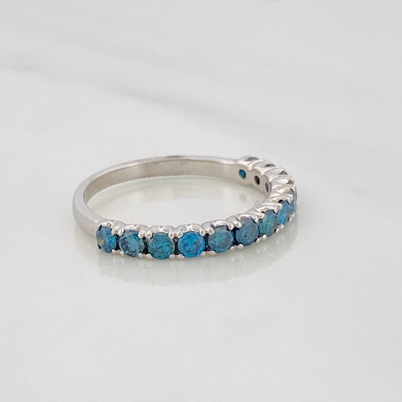 Anillo Churumbela Diamantes 0.69pts 2.1g / T6 1/2 Oro Blanco 18K