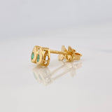 Topos Gota Esmeraldas 10pts 1.15g / 4.32mm Oro Amarillo 18K