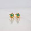 Topos Cuatro Garras Esmeraldas 0.12pts 0.75g / 2.7mm Oro Amarillo 18K
