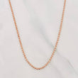 Cadena Militar 4.1g / 45cm / 2mm Oro Rosa 18K