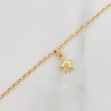 Tobillera Rolo Figuras 2.95g / 23.05cm / 2.08mm Oro Amarillo 18K