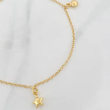 Tobillera Rolo Figuras 2.95g / 23.05cm / 2.08mm Oro Amarillo 18K