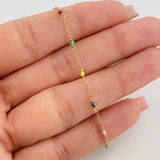 Pulso Bebé Aro Seguido 1g / 14cm / 1.32mm Oro Amarillo 18K