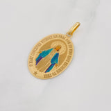 Dije Virgen de la Milagrosa 2g / 3.03cm Oro Amarillo 18K