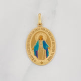 Dije Virgen de la Milagrosa 2g / 3.03cm Oro Amarillo 18K