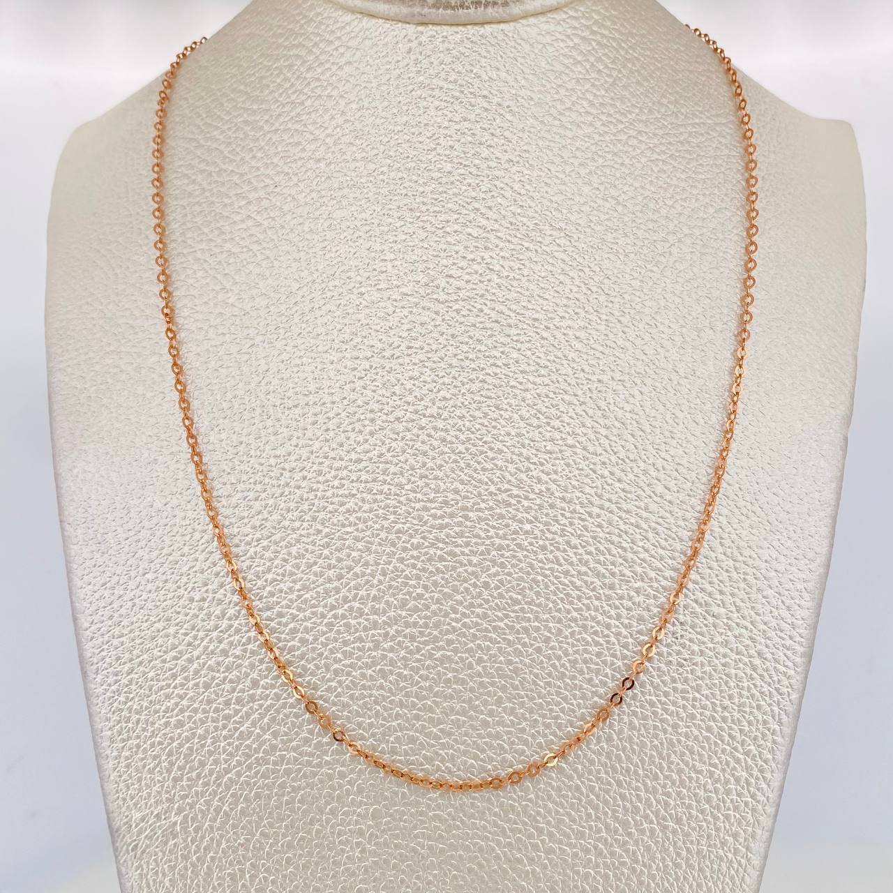 Cadena Aro Seguido 1.45g / 40cm / 1.75mm Oro Rosa 18K
