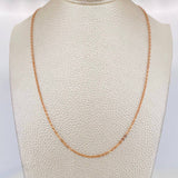 Cadena Aro Seguido 1.45g / 40cm / 1.75mm Oro Rosa 18K