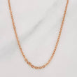 Cadena Aro Seguido 1.5g / 40cm / 1.75mm Oro Rosa 18K