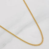 Cadena Cubana 1.15g / 40cm / 1.59mm Oro Amarillo 18K