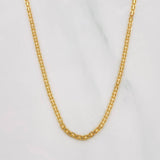 Cadena China 2.85g / 40cm / 1.6mm Oro Amarillo 18K