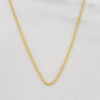 Cadena Militar 3.15g / 50cm / 1.24mm Oro Amarillo 18K