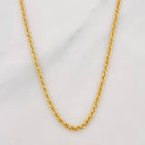 Cadena Lazo 1.7g / 45cm / 1.61mm Oro Amarillo 18K
