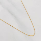 Cadena Veneciana 0.9g / 40cm / 0.58mm Oro Amarillo 18K