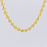 Cadena Militar Media Luna Diamantada 21.25g / 45cm / 4.9mm Oro Amarillo 18K