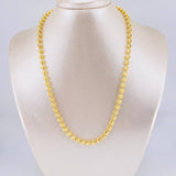 Cadena Militar Media Luna Diamantada 21.25g / 45cm / 4.9mm Oro Amarillo 18K