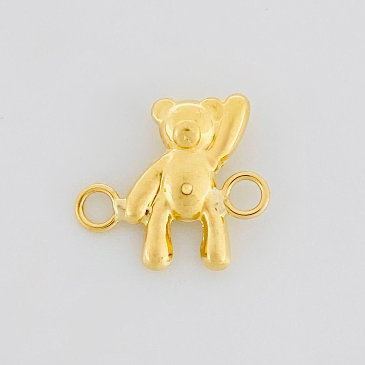 Herraje Oso Mano Arriba 0.25g / 1.1cm Oro Amarillo 18K