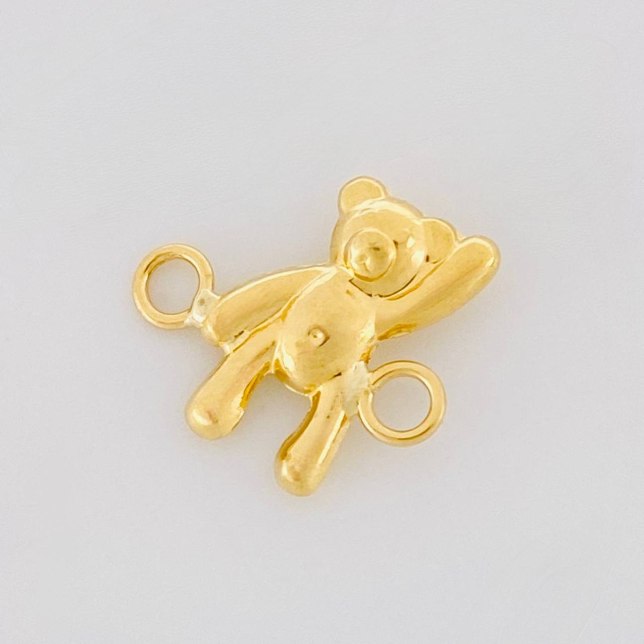 Herraje Oso Mano Arriba 0.25g / 1.1cm Oro Amarillo 18K