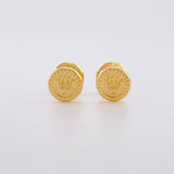 Topos Circulo Corona 0.5g / 5.7mm Oro Amarillo 18K