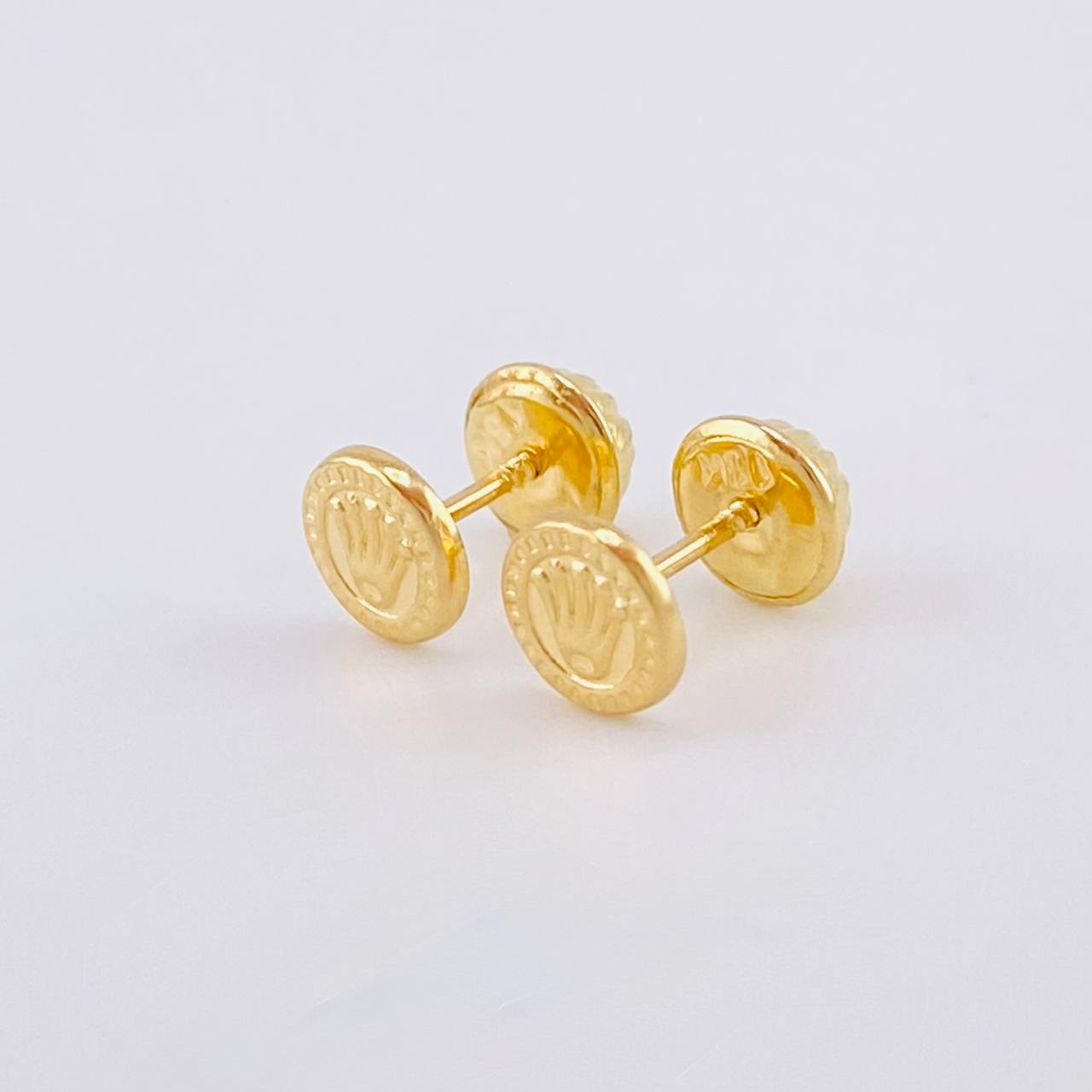 Topos Circulo Corona 0.55g / 5.7mm Oro Amarillo 18K