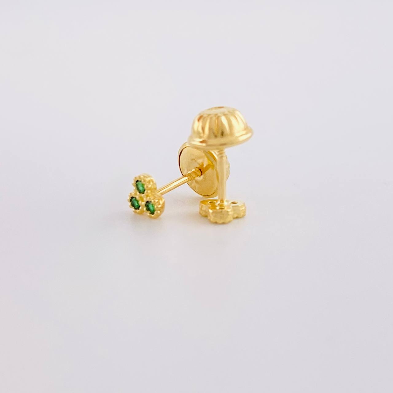Topos Trio Círculos 0.55g / 3.5mm Oro Amarillo 18K