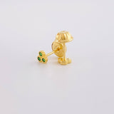 Topos Trio Circulos 0.55g / 3.9mm Oro Amarillo 18K