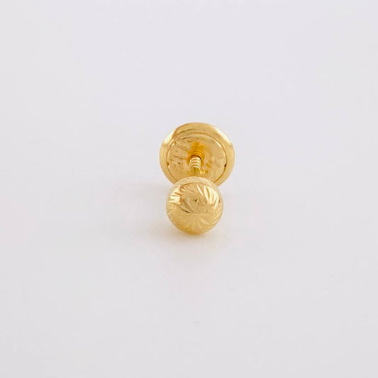 Piercing Topo Bola Diamantada 0.3g / 1.1cm Oro Amarillo 18K