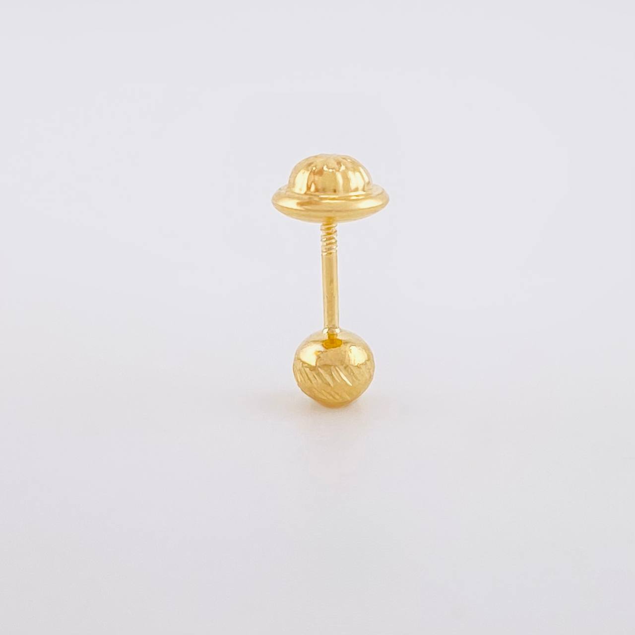 Piercing Topo Bola Diamantada 0.3g / 1.1cm Oro Amarillo 18K
